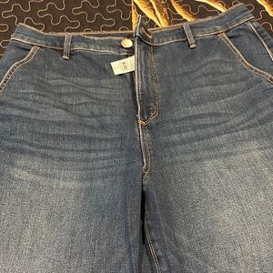 Ann Taylor Straight Leg Blue Jeans